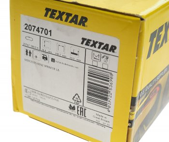 5 299 р. Колодки тормозные задние (4шт.) TEXTAR Mercedes-Benz Sprinter W906 рестайлинг (2014-2018)  с доставкой в г. Керчь. Увеличить фотографию 3