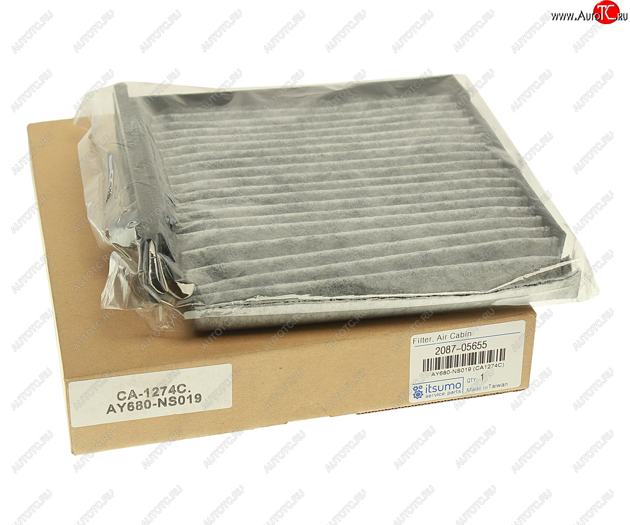 359 р. Фильтр воздушный салона TOYOTA Corolla,Rav 4 (06-) LEXUS GS (05-) угольный ITSUMO ITSUMO 2087-05655  с доставкой в г. Керчь