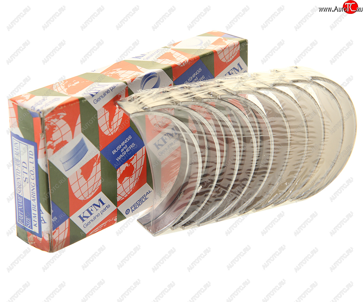 3 499 р. Вкладыши HYUNDAI Santa Fe (10-) (2.2),ix35 (10-) (2.0) (TCI) коренные STD комплект (10шт.) KFM KFM 21020-2f903  с доставкой в г. Керчь