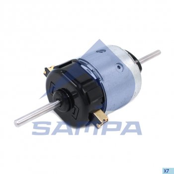 3 699 р. Мотор отопителя MAN MERCEDES VOLVO без крыльчатки SAMPA SAMPA 210.205  с доставкой в г. Керчь. Увеличить фотографию 1