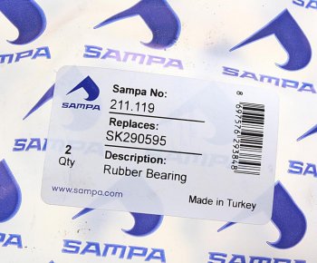 379 р. Втулка JOST JSK36AV опоры седельного устройства SAMPA SAMPA 211.119  с доставкой в г. Керчь. Увеличить фотографию 3