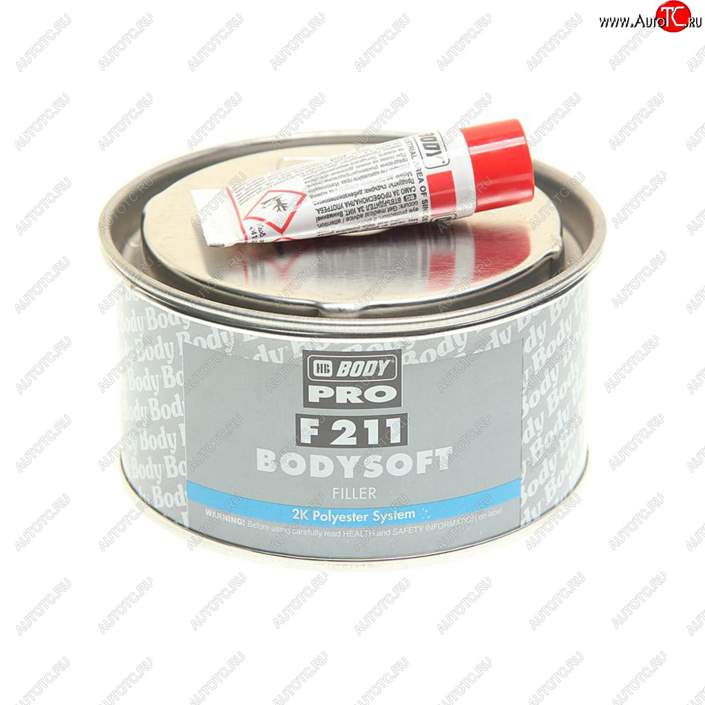 489 р. Шпатлевка полиэфирная SOFT 211 0.38кг BODY BODY 2112300050  с доставкой в г. Керчь