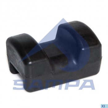 252 р. Подушка опоры седла нижняя прямоугольная (SK-S36.22) George Fischer SAMPA SAMPA 211.271  с доставкой в г. Керчь. Увеличить фотографию 1