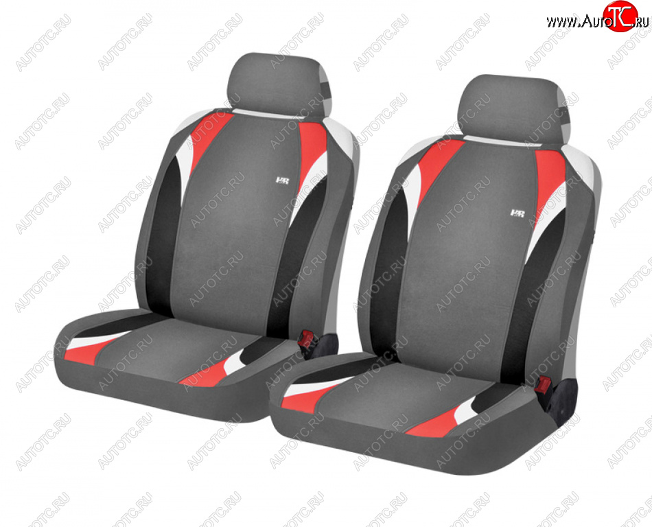 889 р. Универсальные чехлы сидений (майка, 4 предм., полиэстер)Formula Front CARFASHION   (серый)  с доставкой в г. Керчь