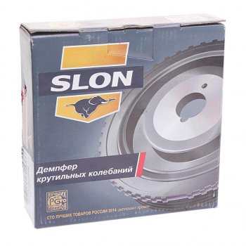 2 569 р. Шкив ВАЗ-21177 коленвала демпферный SLON SLON 21177-1005058  с доставкой в г. Керчь. Увеличить фотографию 3