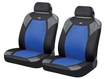 Универсальные чехлы сидений (майка, 4 предм., полиэстер) Viper Front CARFASHION  (черно-синие)