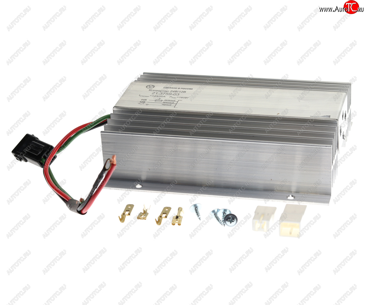 3 799 р. Преобразователь напряжения (инвертор) 24-12V 20А 160Вт ЭНЕРГОМАШ ЭНЕРГОМАШ 21.3759-03  с доставкой в г. Керчь