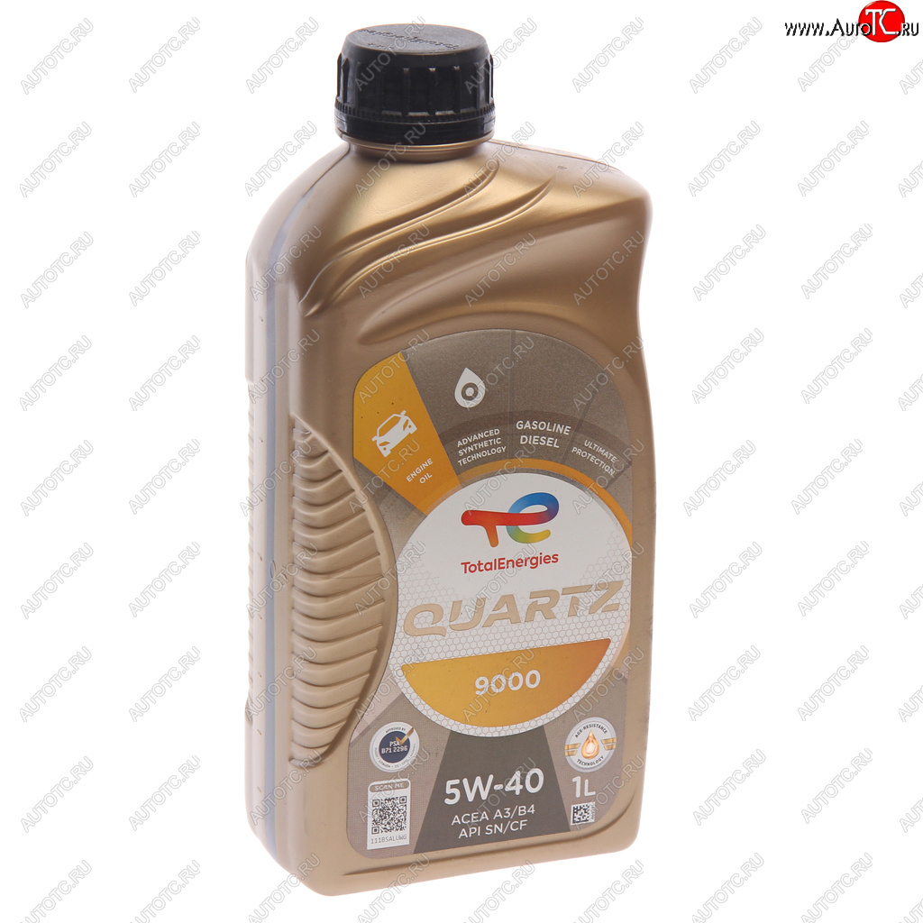 1 299 р. Масло моторное QUARTZ 9000 5W40 синт.1л TOTAL TOTAL 213764  с доставкой в г. Керчь