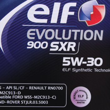 5 599 р. Масло моторное EVOLUTION 900 SXR 5W30 синт.5л ELF ELF 213894  с доставкой в г. Керчь. Увеличить фотографию 2