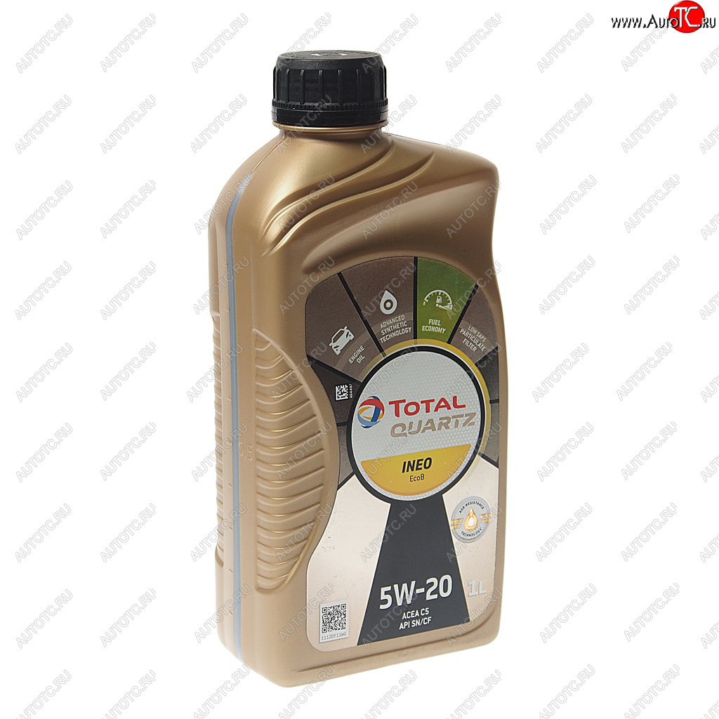 1 169 р. Масло моторное QUARTZ INEO ECOB 5W20 синт.1л TOTAL TOTAL 213978  с доставкой в г. Керчь