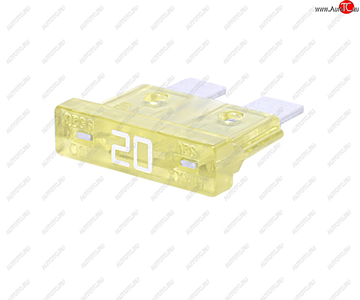 11 р. Предохранитель 20А флажковый (1шт.) FLOSSER FLOSSER 214820(204820)  с доставкой в г. Керчь