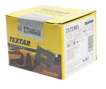 2 299 р. Колодки тормозные задние (4шт.) TEXTAR Honda Accord 4 CB седан дорестайлинг (1989-1991)  с доставкой в г. Керчь. Увеличить фотографию 2