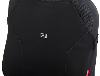 2 499 р. Универсальные чехлы сидений (майка, 7 предм., полиэстер) Bingo CARFASHION   (черные)  с доставкой в г. Керчь. Увеличить фотографию 5