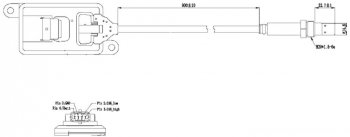 19 999 р. Датчик DAF XF105 катализатора NOX оксида азота в сборе с блоком DINEX DINEX 22032 DINEX 22032  с доставкой в г. Керчь. Увеличить фотографию 4