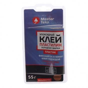 173 р. Сварка холодная для пластика 55г (-60С до +150С) двухкомпонентная MasterTeks HOMEMASTER HOMEMASTER 220387  с доставкой в г. Керчь. Увеличить фотографию 1