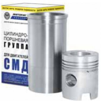 Гильза с поршнем СМД-18,-21,-22 (гильза,поршень,уплк,пк) МОТОРДЕТАЛЬ МОТОРДЕТАЛЬ 22-03с5