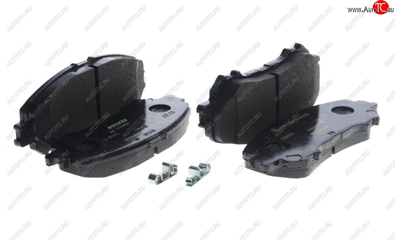 3 899 р. Колодки тормозные передние (4шт.) TEXTAR Nissan Qashqai 2 J11 дорестайлинг (2013-2019)  с доставкой в г. Керчь