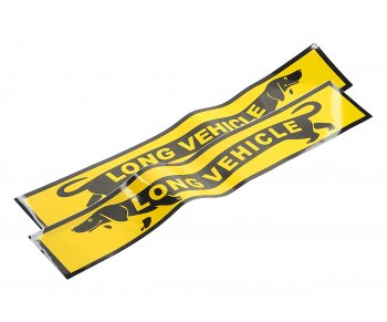 233 р. Наклейка-знак виниловая вырезанная Long Vehicle такса 17х70см полноцветная AUTOSTICKERS AUTOSTICKERS 22192  с доставкой в г. Керчь. Увеличить фотографию 1