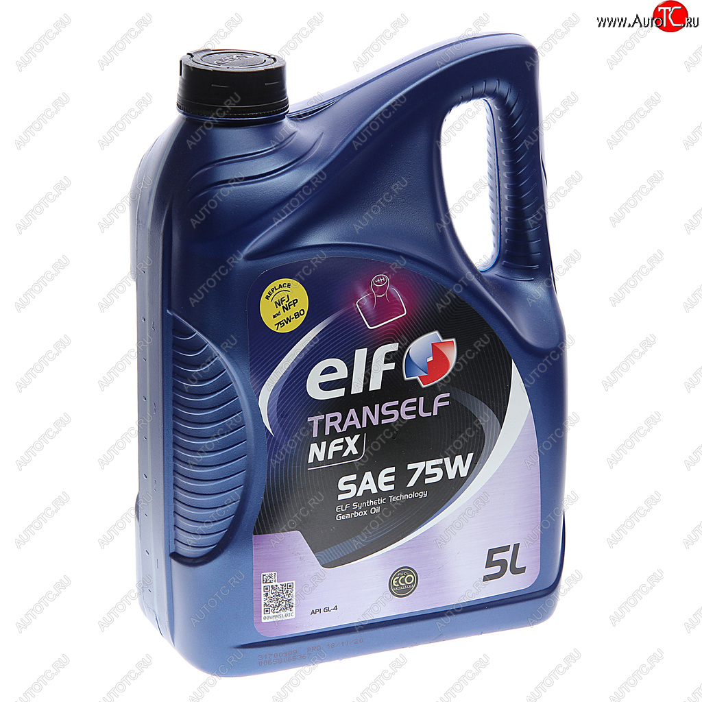 6 749 р. Масло трансмиссионное TRANSELF NFX 75W синт.GL-4 5л ELF ELF 223530  с доставкой в г. Керчь