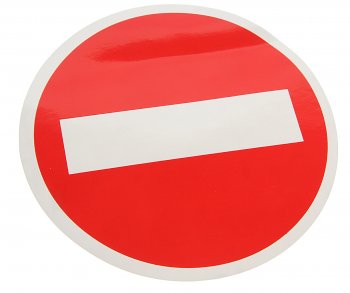 57 р. Наклейка-знак виниловая вырезанная СТОП d=15см AUTOSTICKERS AUTOSTICKERS 22680  с доставкой в г. Керчь. Увеличить фотографию 1
