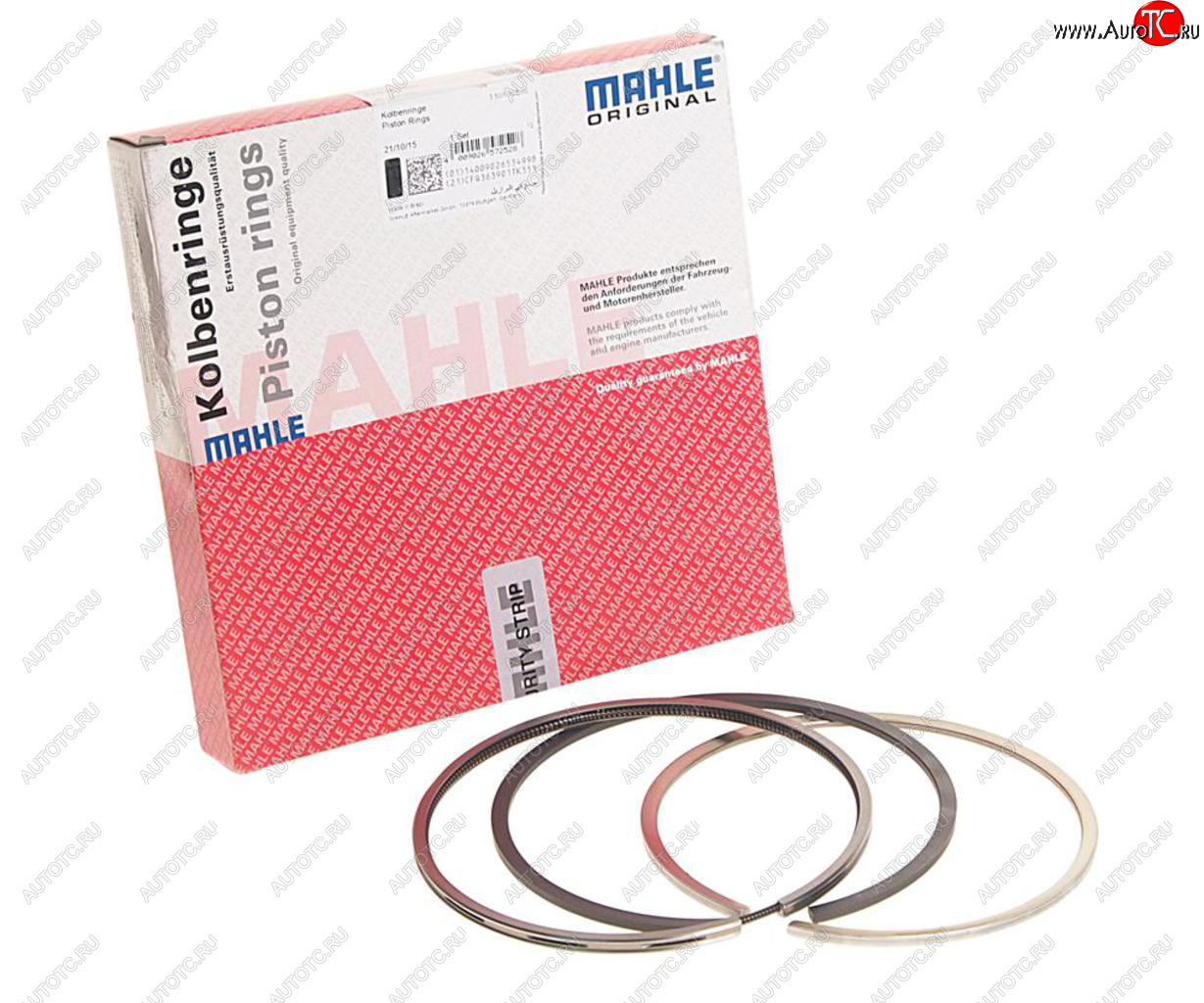 2 179 р. Кольца поршневые MAN дв.D2865,66 (3.5х3х51 d=128) (на 1 поршень) MAHLE MAHLE 22890n0  с доставкой в г. Керчь