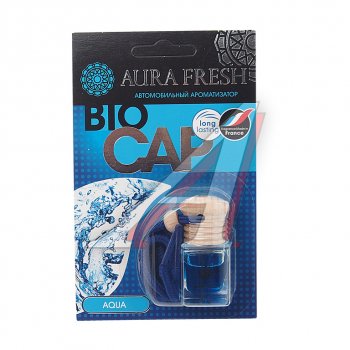 215 р. Ароматизатор подвесной жидкостный (aqua) 6мл Bio Cap AURA FRESH AURA FRESH 23001  с доставкой в г. Керчь. Увеличить фотографию 1