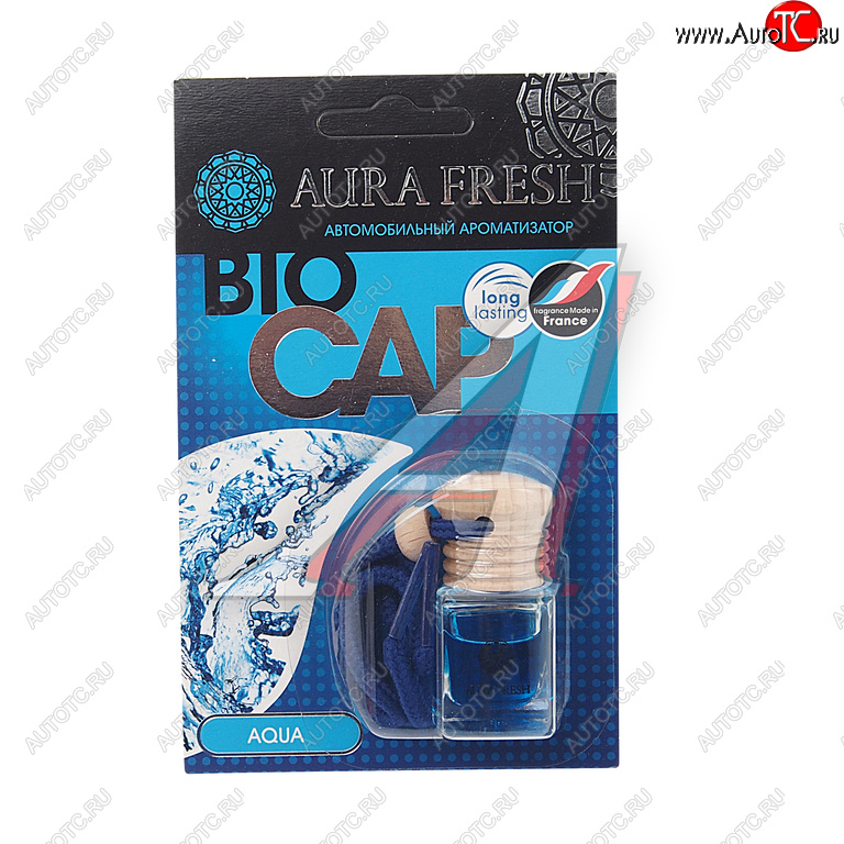215 р. Ароматизатор подвесной жидкостный (aqua) 6мл Bio Cap AURA FRESH AURA FRESH 23001  с доставкой в г. Керчь