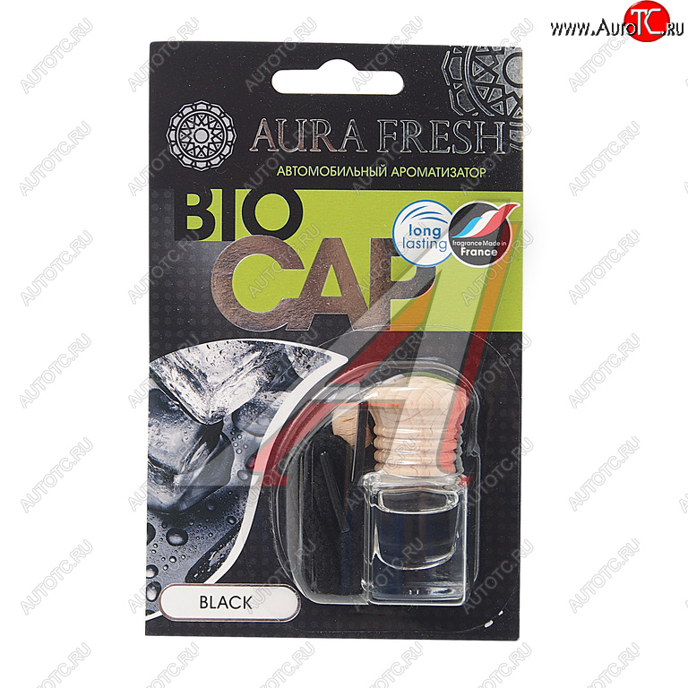 215 р. Ароматизатор подвесной жидкостный (black) 6мл Bio Cap AURA FRESH AURA FRESH 23002  с доставкой в г. Керчь