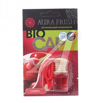 215 р. Ароматизатор подвесной жидкостный (cherry) 6мл Bio Cap AURA FRESH AURA FRESH 23004  с доставкой в г. Керчь. Увеличить фотографию 1