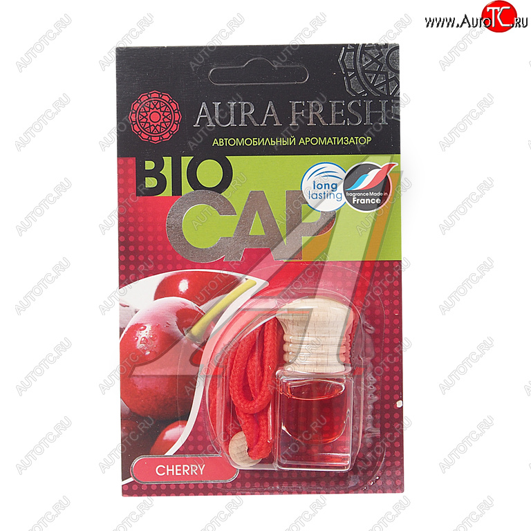 215 р. Ароматизатор подвесной жидкостный (cherry) 6мл Bio Cap AURA FRESH AURA FRESH 23004  с доставкой в г. Керчь