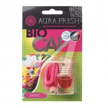 215 р. Ароматизатор подвесной жидкостный (exotic) 6мл Bio Cap AURA FRESH AURA FRESH 23008  с доставкой в г. Керчь. Увеличить фотографию 1