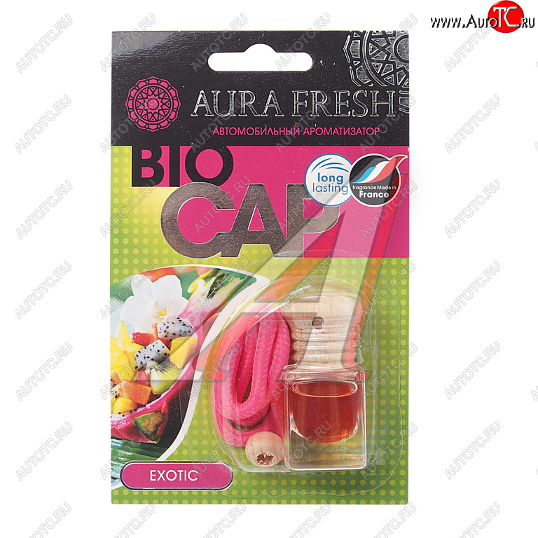 215 р. Ароматизатор подвесной жидкостный (exotic) 6мл Bio Cap AURA FRESH AURA FRESH 23008  с доставкой в г. Керчь
