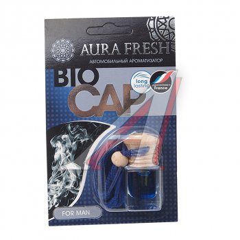 215 р. Ароматизатор подвесной жидкостный (for man) 6мл Bio Cap AURA FRESH AURA FRESH 23009  с доставкой в г. Керчь. Увеличить фотографию 1
