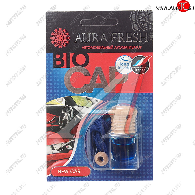 213 р. Ароматизатор подвесной жидкостный (new car) 6мл Bio Cap AURA FRESH AURA FRESH 23012  с доставкой в г. Керчь
