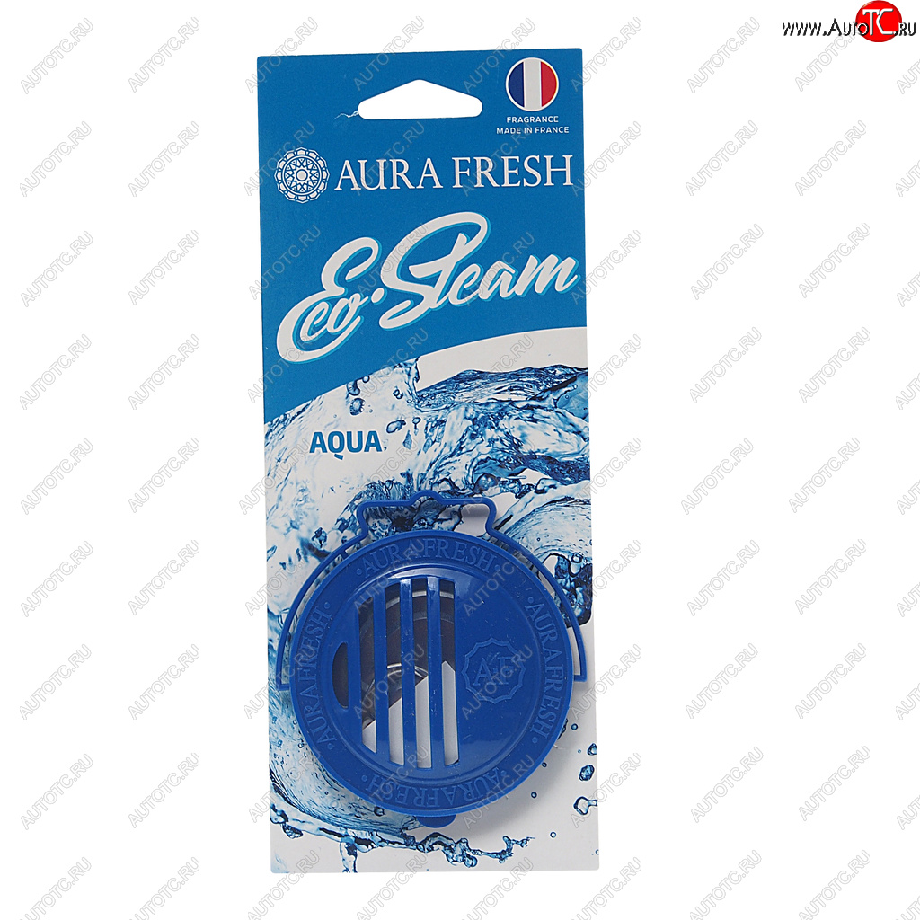 297 р. Ароматизатор на панель приборов древесное волокно (aqua) 40г Eco Steam AURA FRESH AURA FRESH 23028  с доставкой в г. Керчь