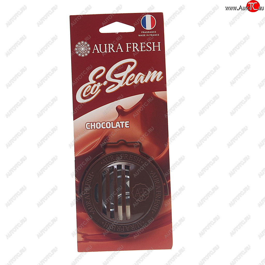 297 р. Ароматизатор на панель приборов древесное волокно (chocolate) 40г Eco Steam AURA FRESH AURA FRESH 23031  с доставкой в г. Керчь