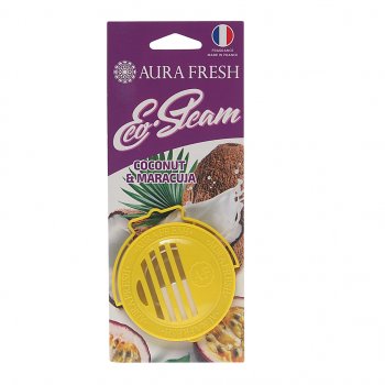 297 р. Ароматизатор на панель приборов древесное волокно (coconut&maracuja) 40г Eco Steam AURA FRESH AURA FRESH 23032  с доставкой в г. Керчь. Увеличить фотографию 1