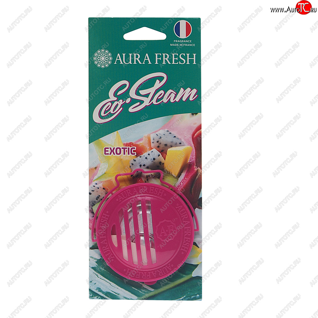 297 р. Ароматизатор на панель приборов древесное волокно (exotic) 40г Eco Steam AURA FRESH AURA FRESH 23035  с доставкой в г. Керчь