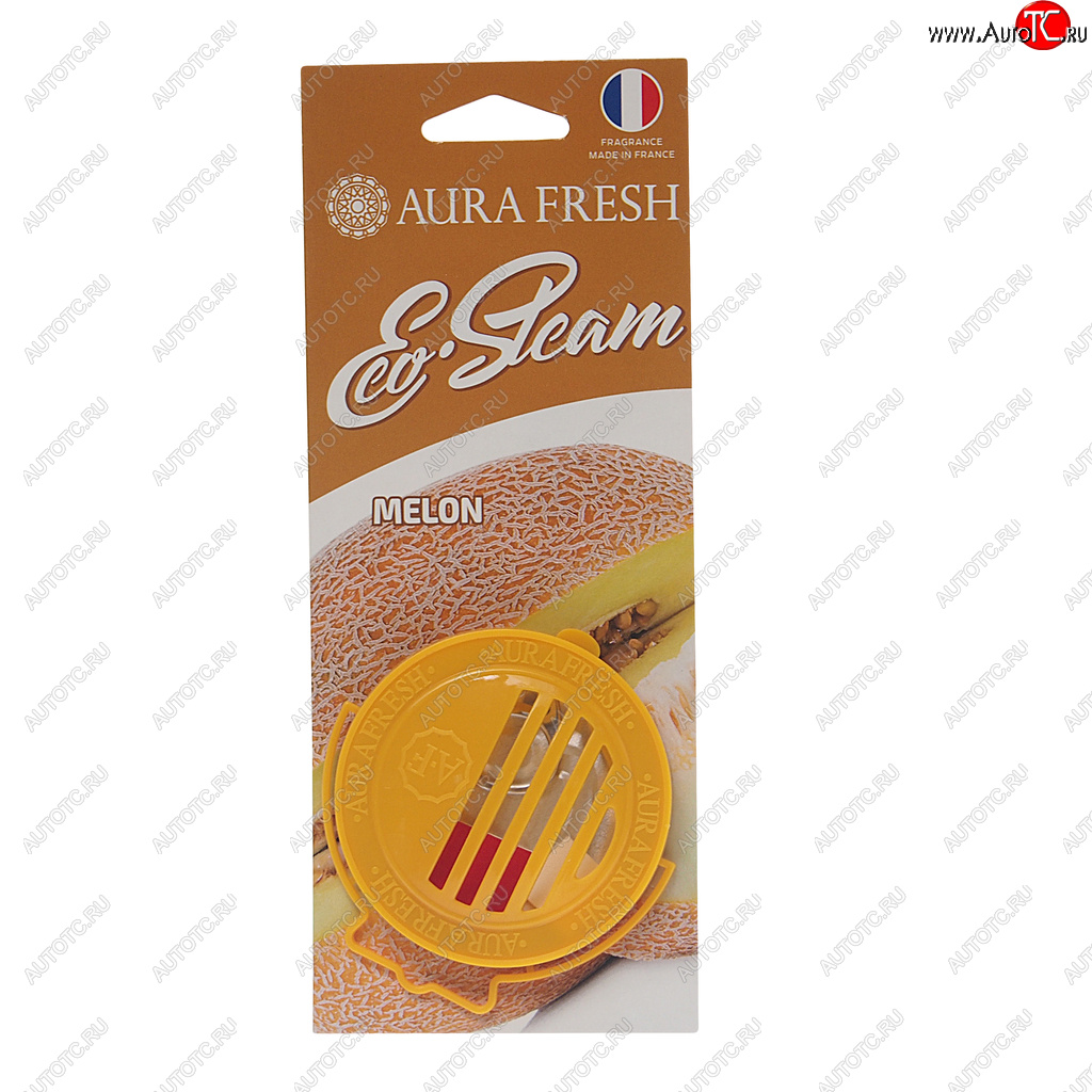 297 р. Ароматизатор на панель приборов древесное волокно (melon) 40г Eco Steam AURA FRESH AURA FRESH 23038  с доставкой в г. Керчь