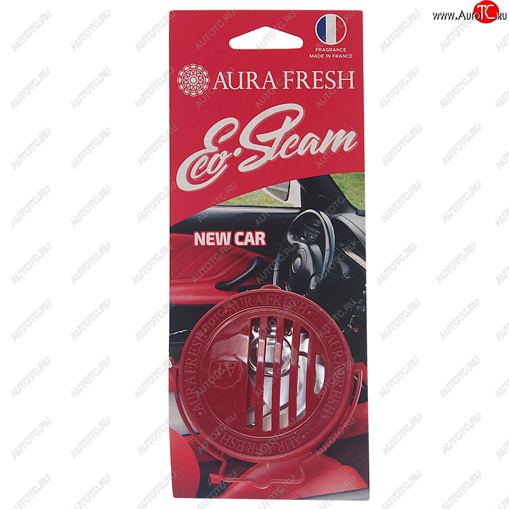 297 р. Ароматизатор на панель приборов древесное волокно (new car) 40г Eco Steam AURA FRESH AURA FRESH 23039  с доставкой в г. Керчь