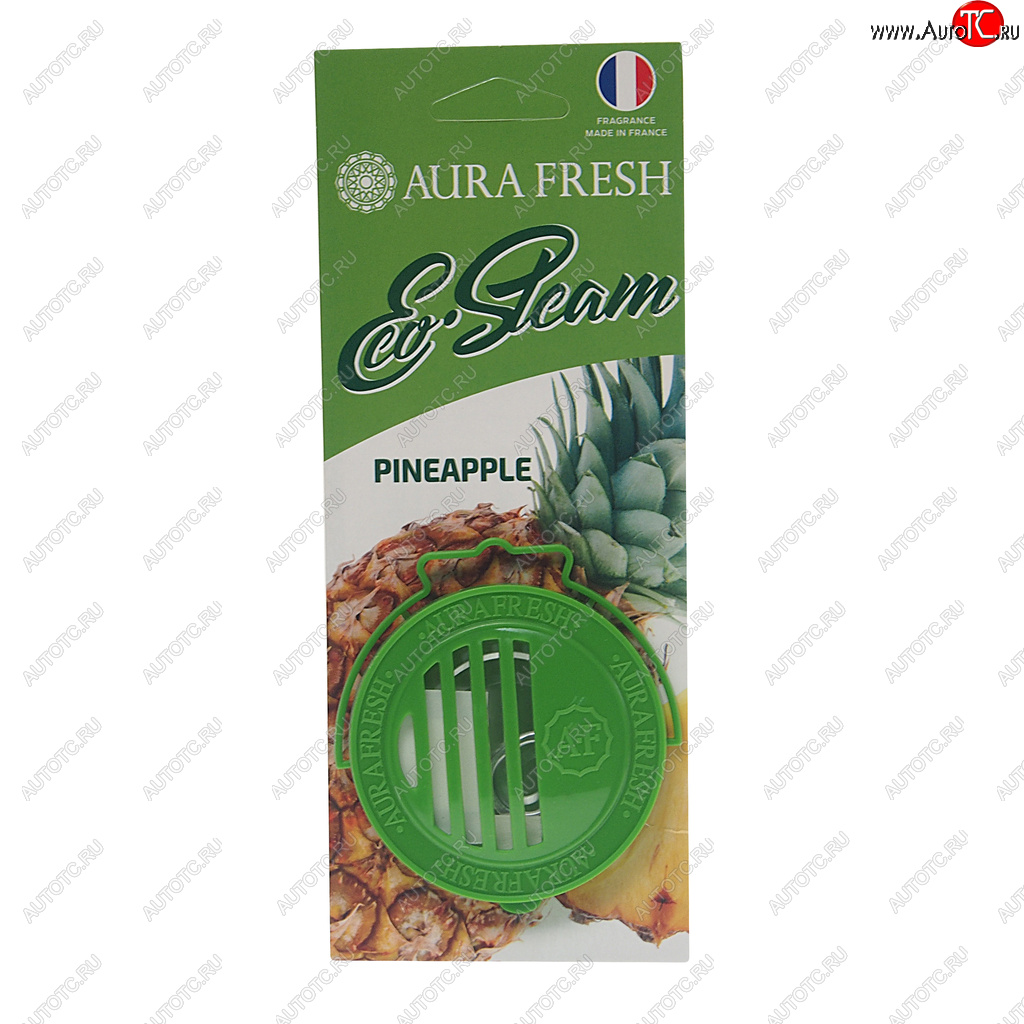 297 р. Ароматизатор на панель приборов древесное волокно (pineapple) 40г Eco Steam AURA FRESH AURA FRESH 23040  с доставкой в г. Керчь
