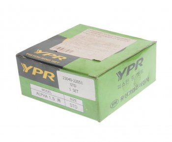 1 129 р. Кольца поршневые HYUNDAI Accent (97-) (1.5) d+0.00 комплект YPR YPR 23040-22051  с доставкой в г. Керчь. Увеличить фотографию 2