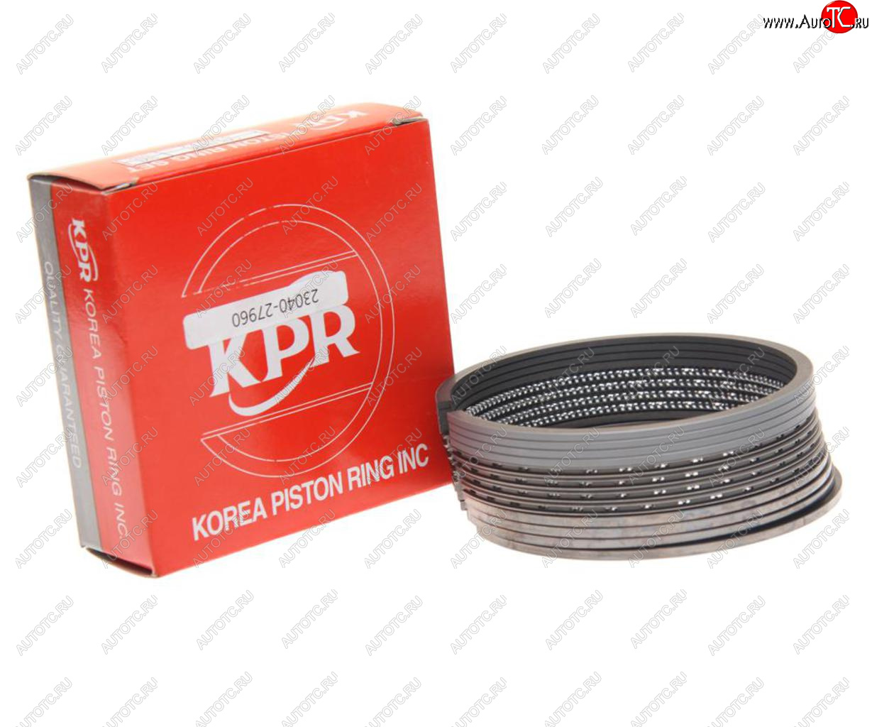 7 499 р. Кольца поршневые HYUNDAI Santa Fe (05-) (2.2 TCI) d+0.00 комплект KPR KPR 23040-27960  с доставкой в г. Керчь