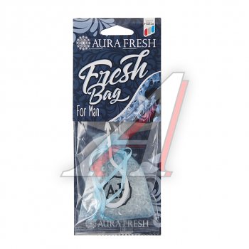 187 р. Ароматизатор подвесной гранулы (for man) 20г Fresh Bag AURA FRESH AURA FRESH 23047  с доставкой в г. Керчь. Увеличить фотографию 1