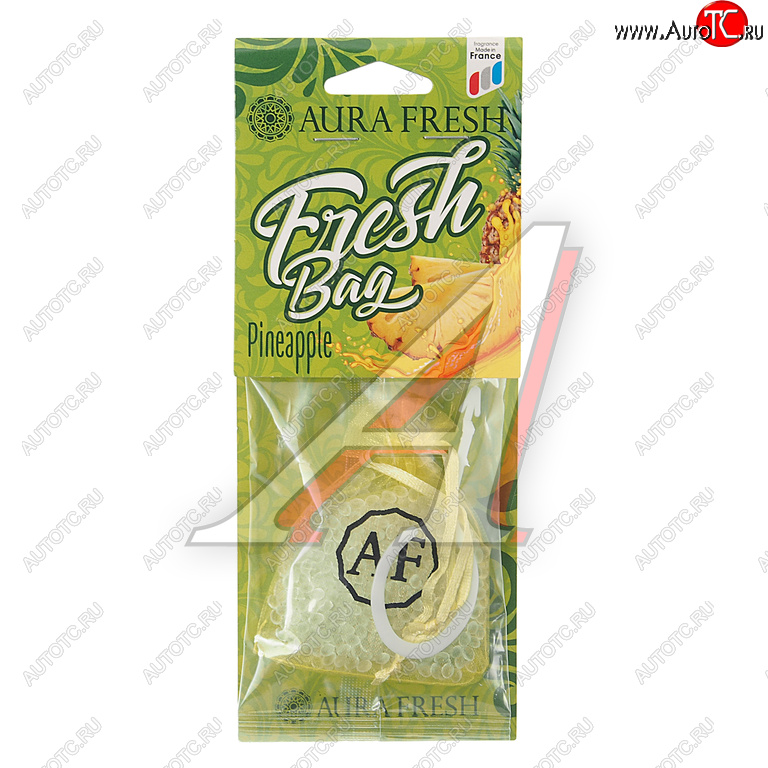 187 р. Ароматизатор подвесной гранулы (pineapple) 20г Fresh Bag AURA FRESH AURA FRESH 23050  с доставкой в г. Керчь