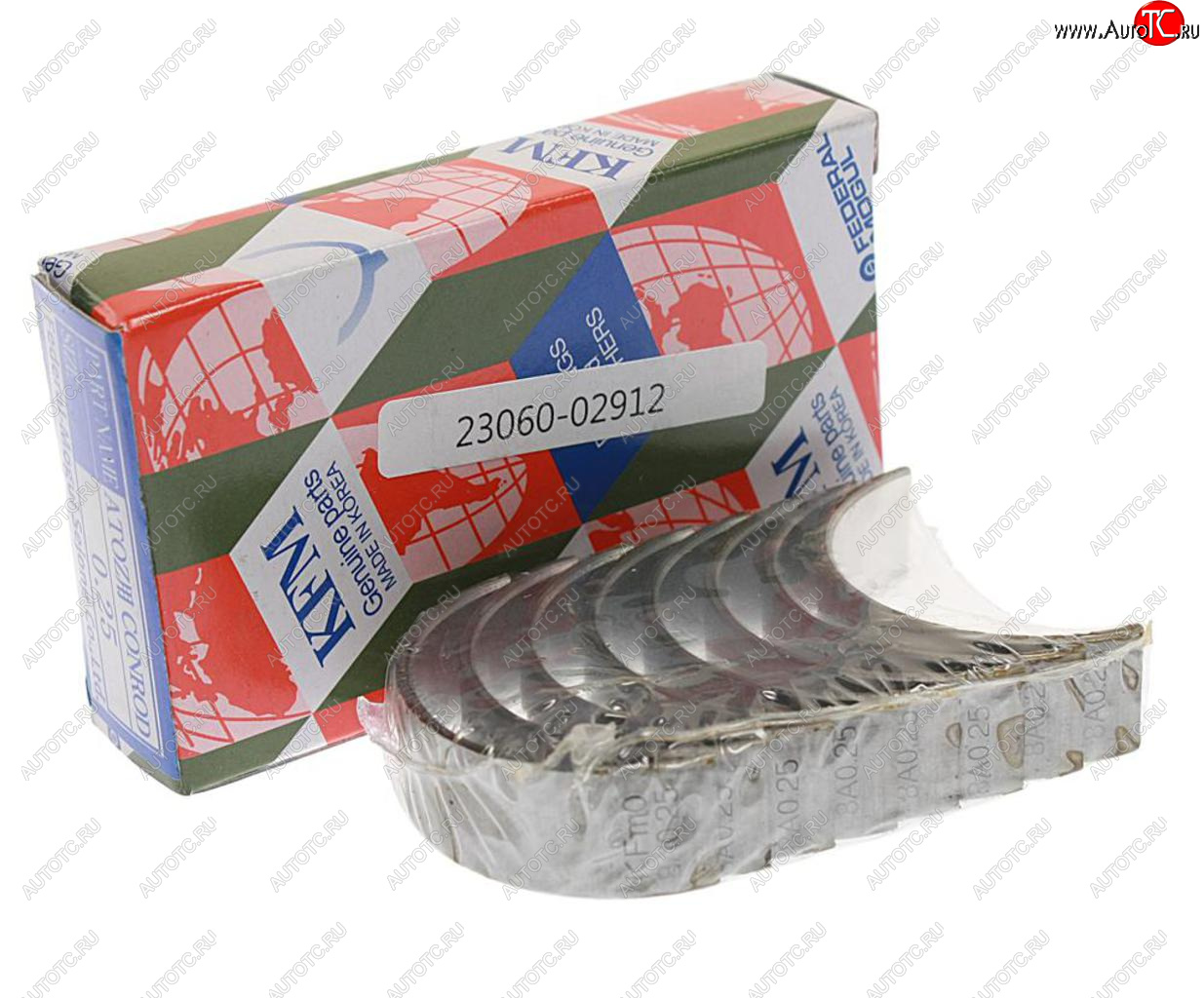 1 189 р. Вкладыши HYUNDAI Atos (98-),Getz (02-) (1.1) шатунные d+0.25 комплект (8шт.) KFM KFM 23060-02912  с доставкой в г. Керчь