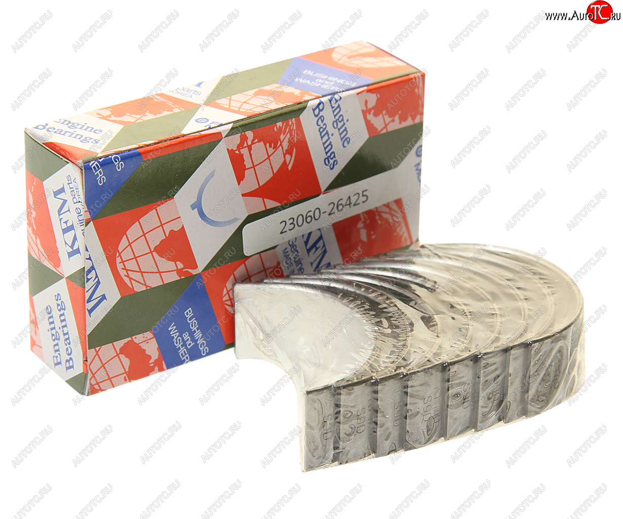 969 р. Вкладыши HYUNDAI Accent (06-) KIA Rio (06-) шатунные STD комплект (8шт.) KFM KFM 23060-26425  с доставкой в г. Керчь