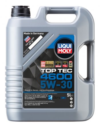 8 199 р. Масло моторное TOP TEC 4600 5W30 синт.5л LIQUI MOLY LIQUI MOLY 2316  с доставкой в г. Керчь. Увеличить фотографию 1