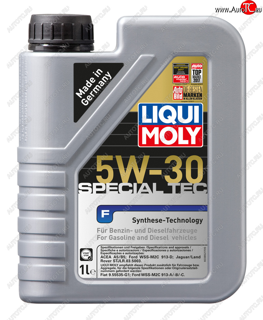 1 939 р. Масло моторное SPECIAL TEC F A5B5 5W30 синт.1л LIQUI MOLY LIQUI MOLY 2325  с доставкой в г. Керчь