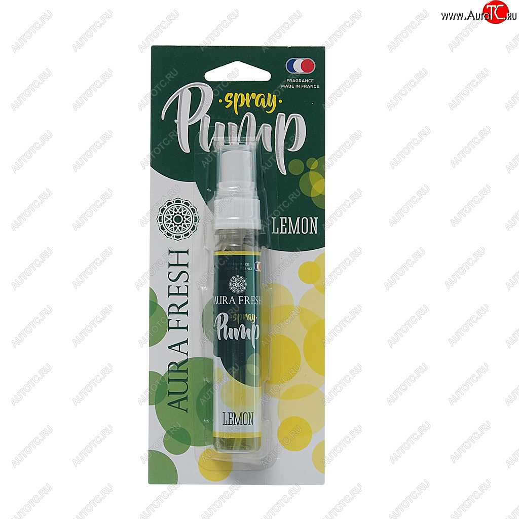 253 р. Ароматизатор спрей (lemon) 30мл Pump Spray AURA FRESH AURA FRESH 23284  с доставкой в г. Керчь